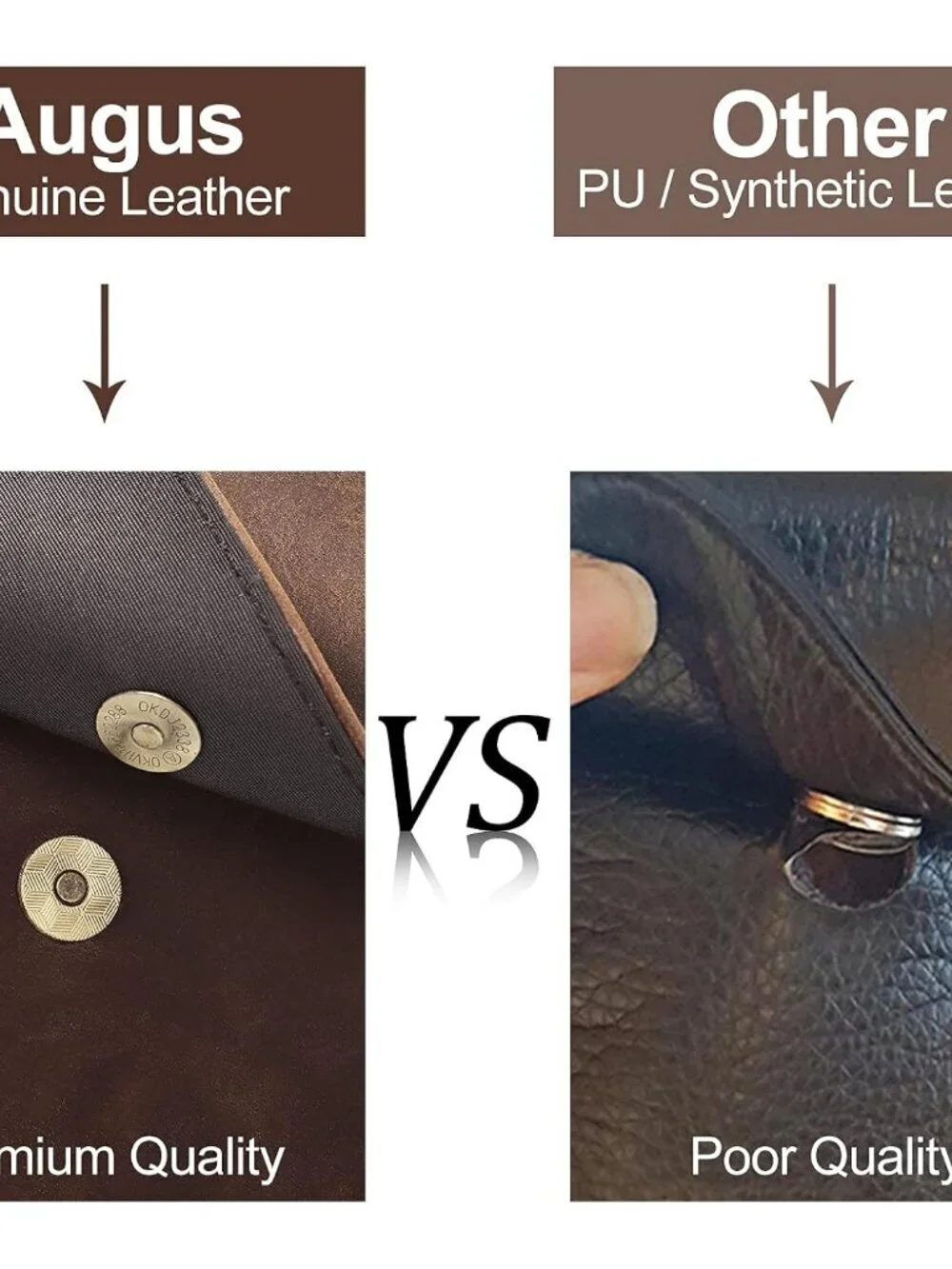Men's Brown Leather Shoulder Sling Travel Crossbody Stylish Magnetic Buckle Bag